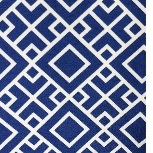 J. McLaughlin Libby Legging Blue and White Diamond print size Large - Picture 6 of 12